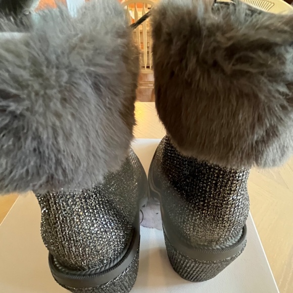 Jessica Simpson Grey Deliah Rhinestone Bootie Size 9  NWT - Picture 13 of 15